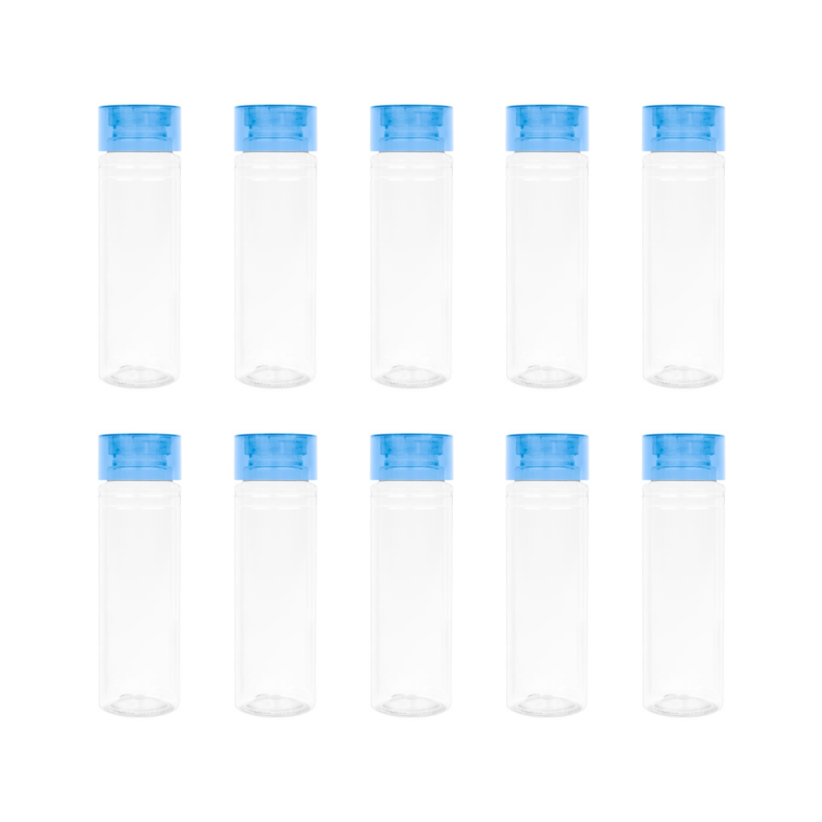 10 pz Cilindro Anfora 850ml Promoopcion Rosca Colores Agua