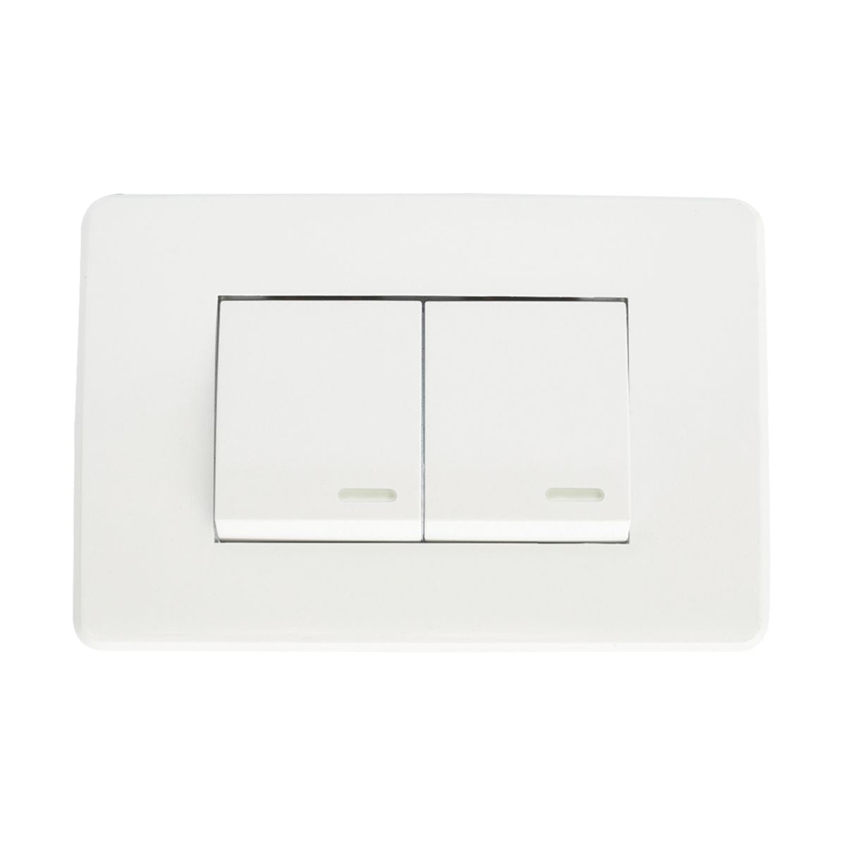 Apagador Sencillo Y Apagador Escalera Con Placa Blanca 36 Mm Argos