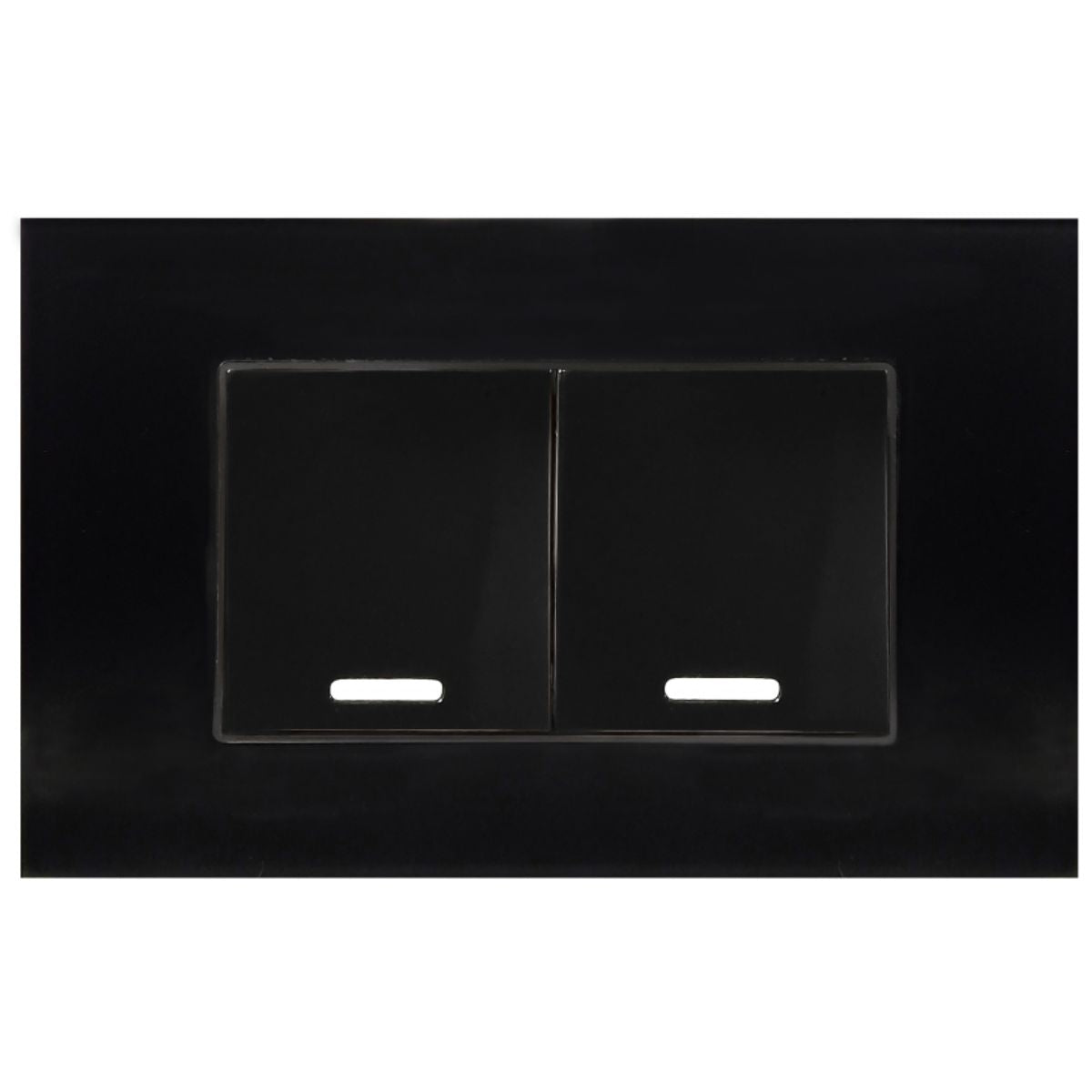 Apagador Sencillo Apagador Escalera Argos Cannes Placa Acrilica Negra