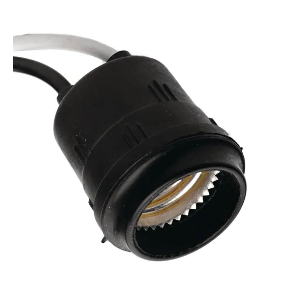 Pack 12 Portalámpara Argos Hule Intemperie 127v 660w Negro