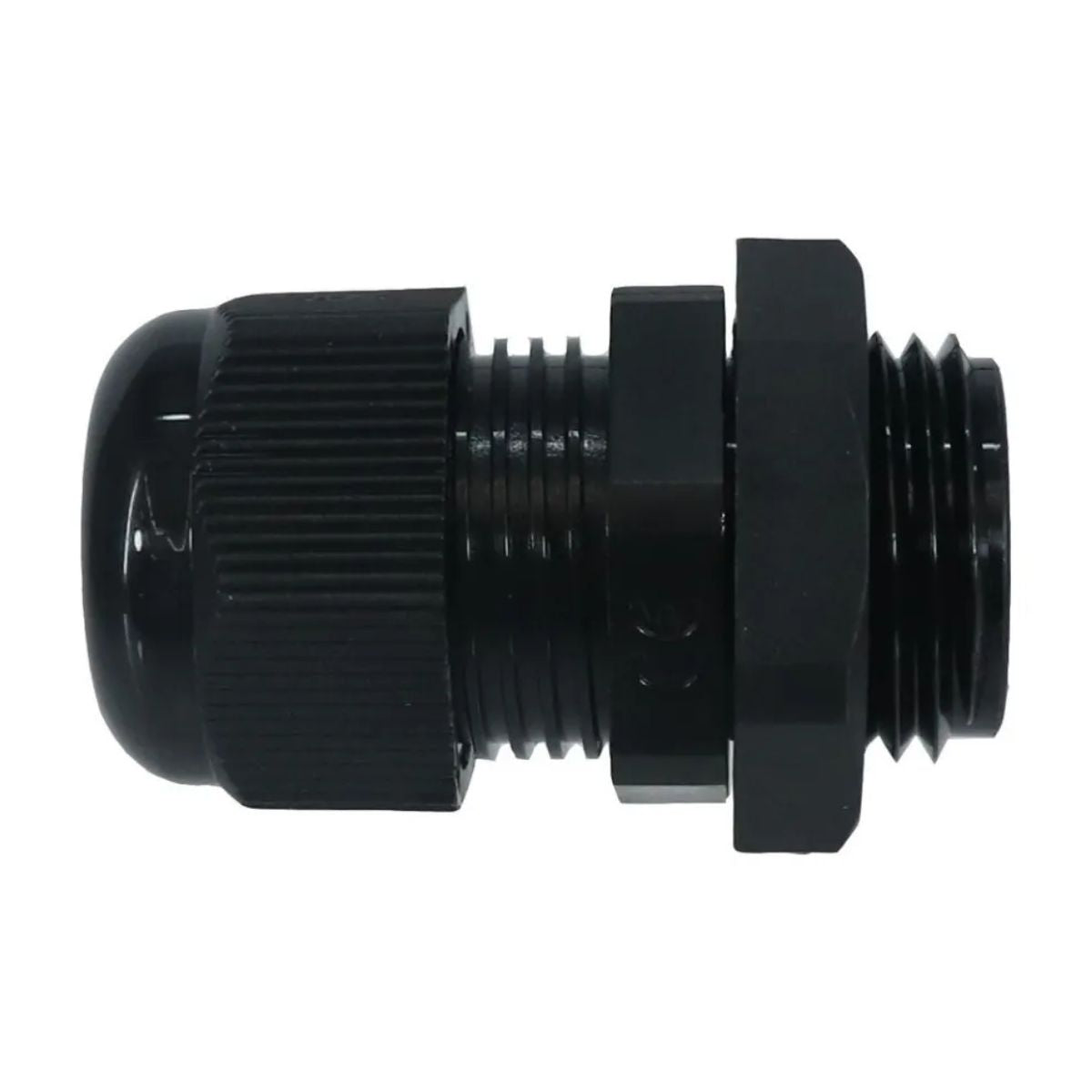 Pack 10 Conectores Glandula Nylon Argos 1/2 Pulgada Negro