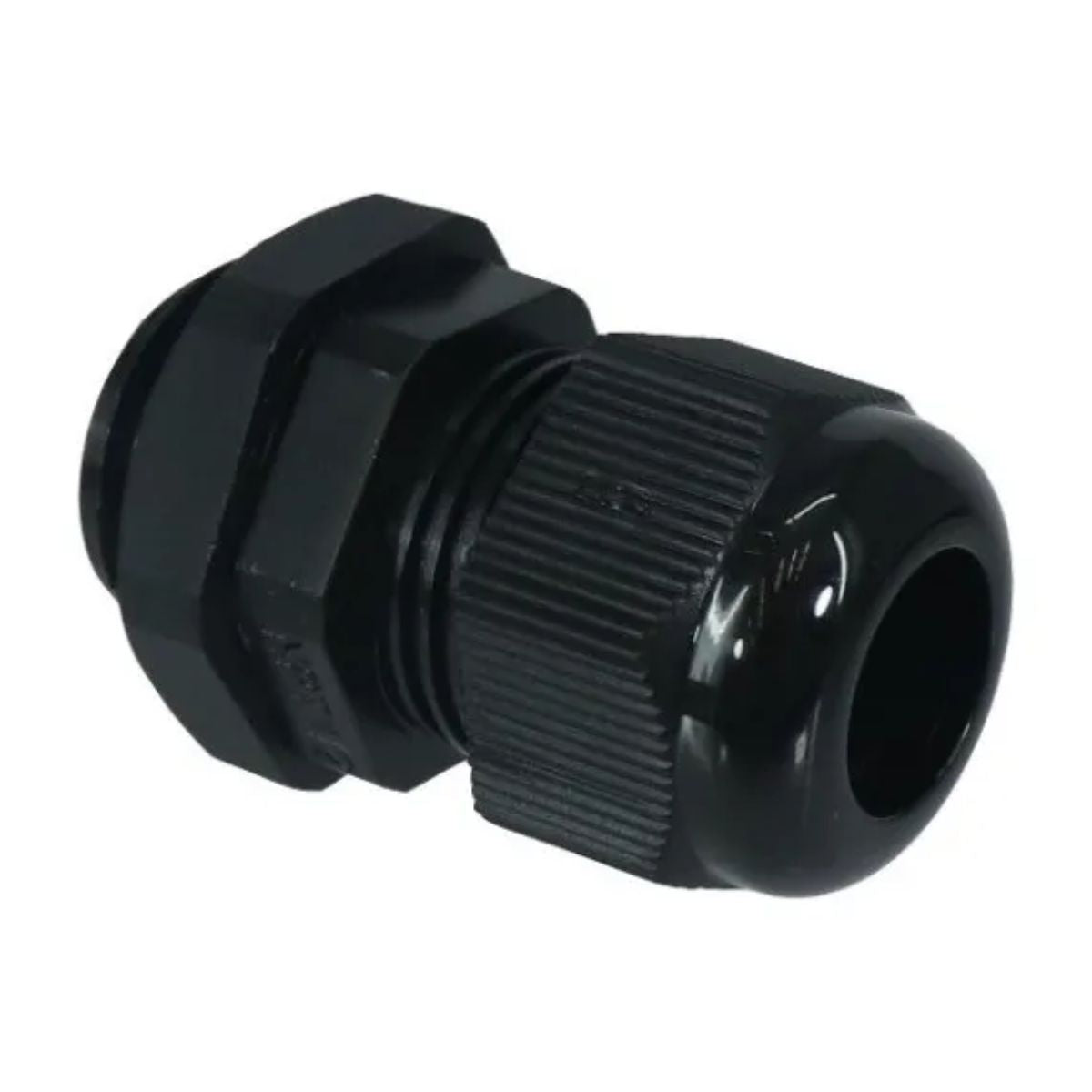 Pack 10 Conectores Glandula Nylon Argos 1/2 Pulgada Negro