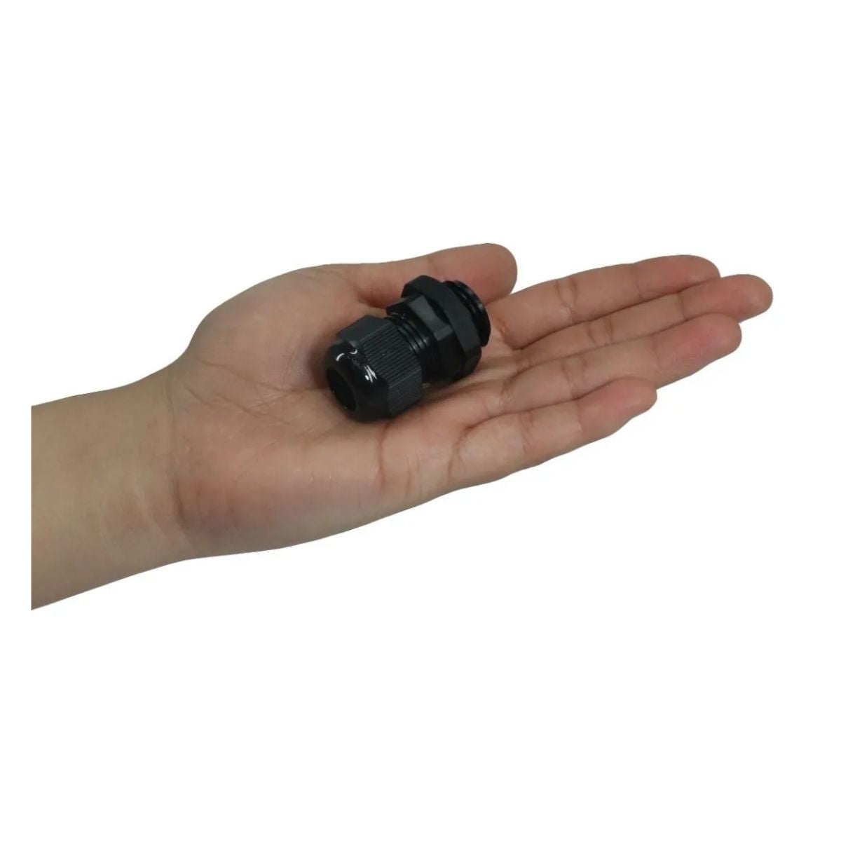 Pack 10 Conectores Glandula Nylon Argos 1/2 Pulgada Negro