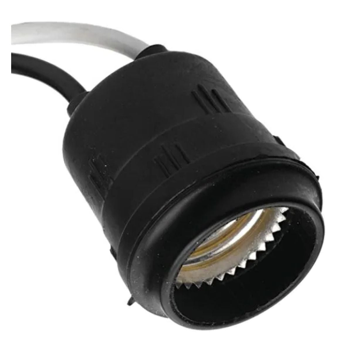 20 Pz Portalampara Argos Hule Intemperie Negro