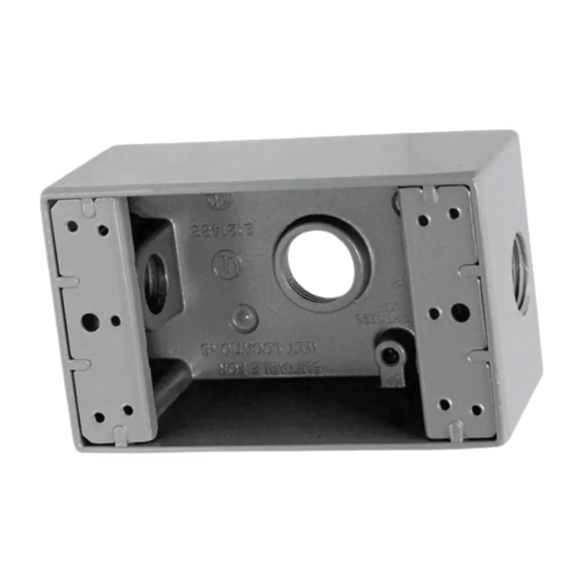 Caja Rectangular Aluminio Argos 71x116x50mm Intemperie