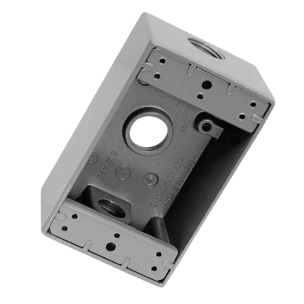 Caja Rectangular Aluminio Argos 71x116x50mm Intemperie