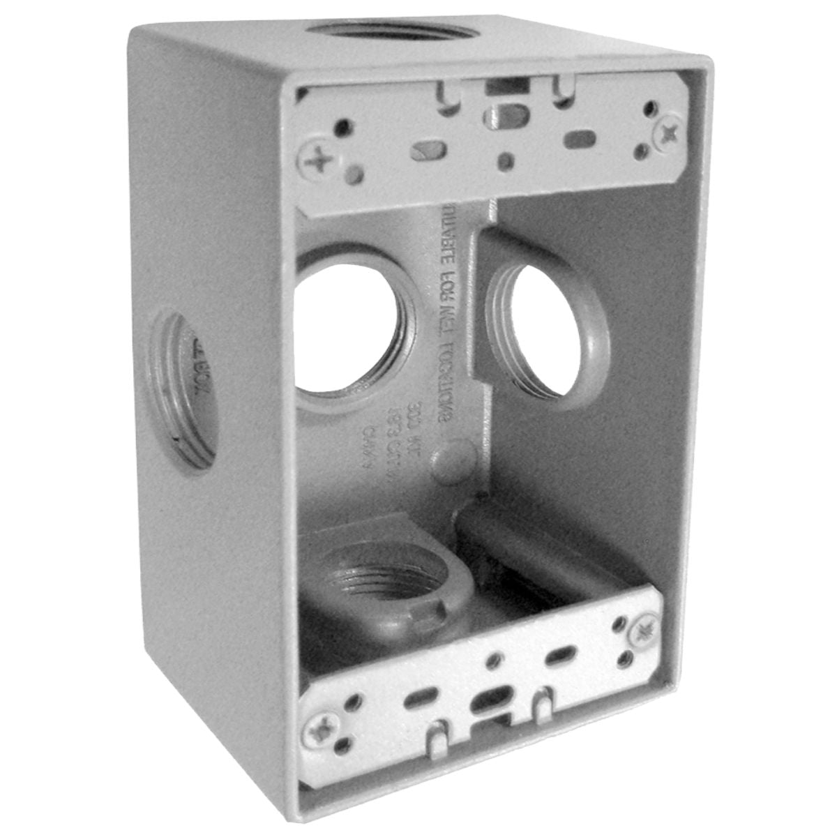 Cajas Electricas Argos Rectangular Aluminio 3 Orificios 3/4"