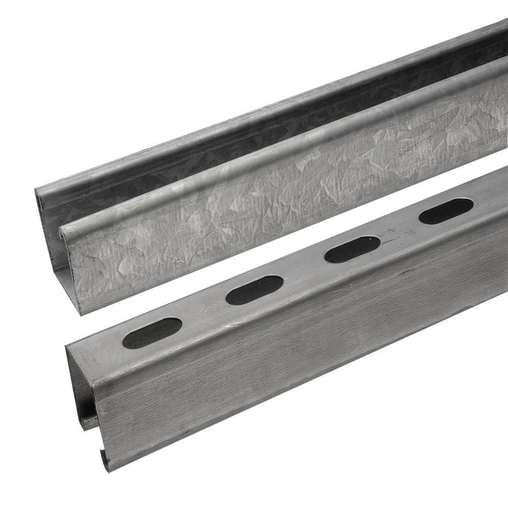 Perfil Unicanal Argos Calibre 16 Perforado 4x2 Soporte Metálico