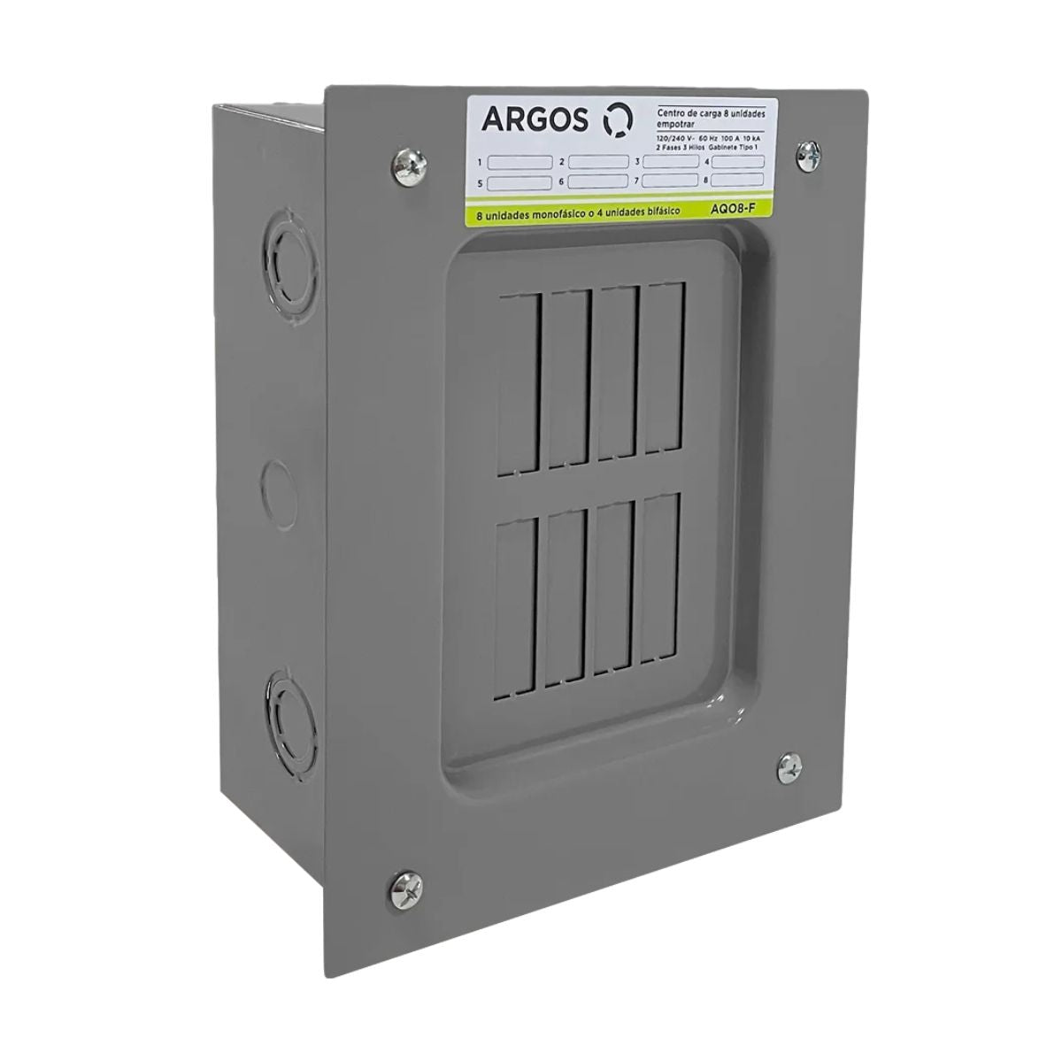 Centro De Carga 8 Unidades Sobreponer 100 A Argos