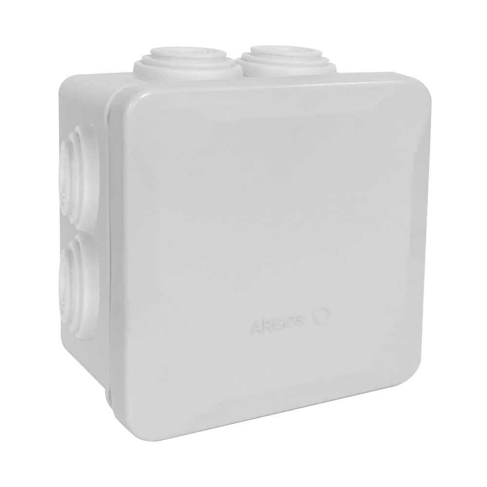 Caja Estanca Argos con Conos Color Hueso IP55 con Tornillo 175x150x80mm Para Instalación Eléctrica