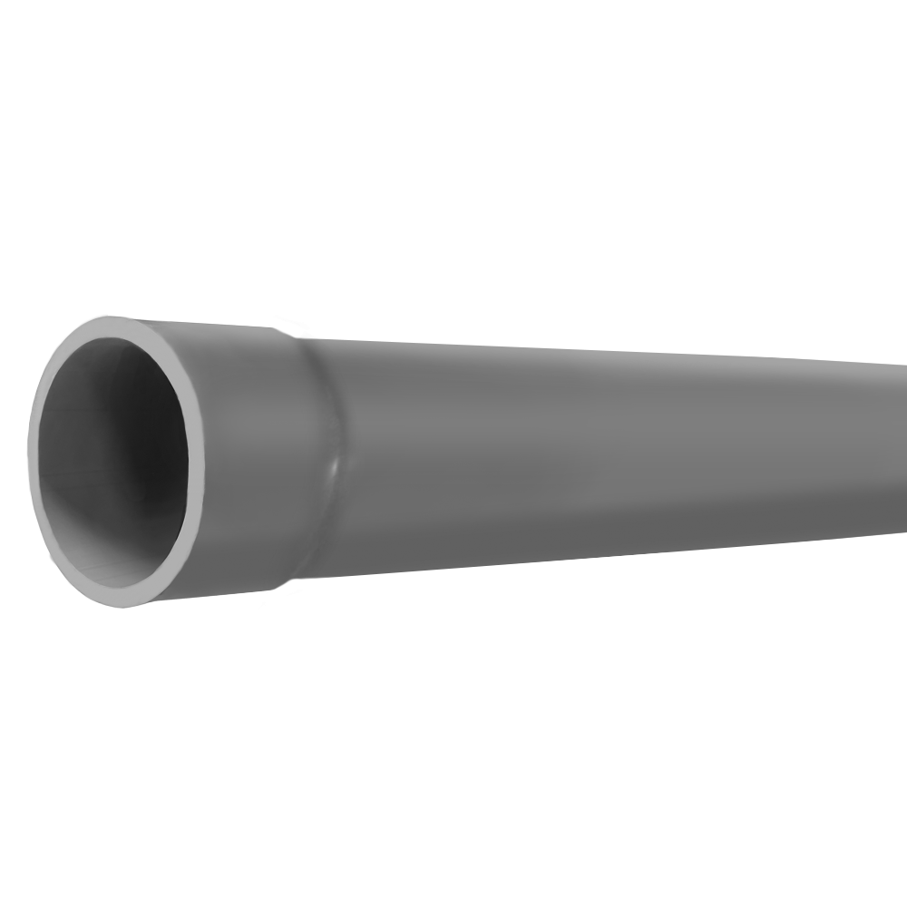 Tubería De Pvc Cédula 40 38mm 90° 1 1/2" Gris Ul Argos