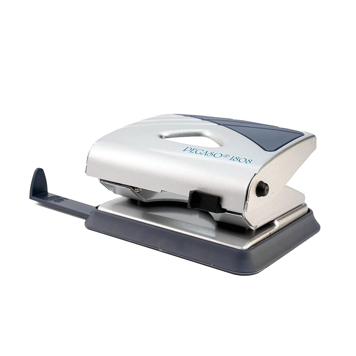 Perforadora Pegaso Mediana Metalica 8cms - 1808 /vc Color Gris