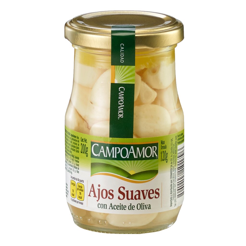 Ajos Suaves 200g - Enlatados y Conservas La casa del bacalao