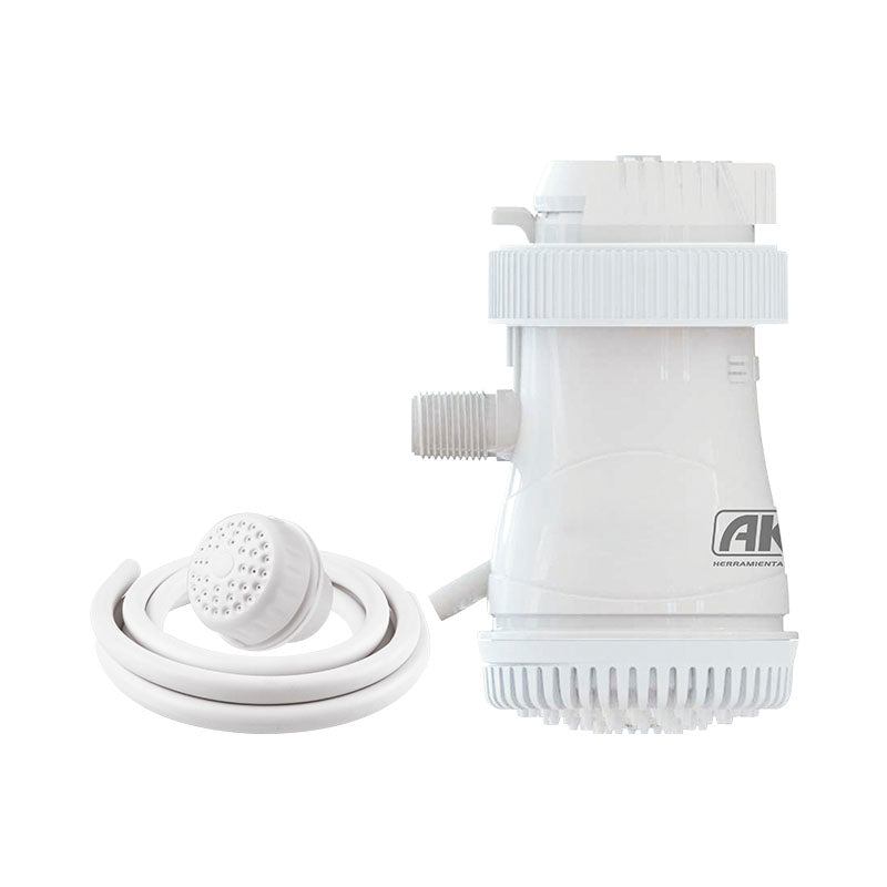 Regadera Eléctrica AKSI 3 Temperaturas 5500W color Blanco