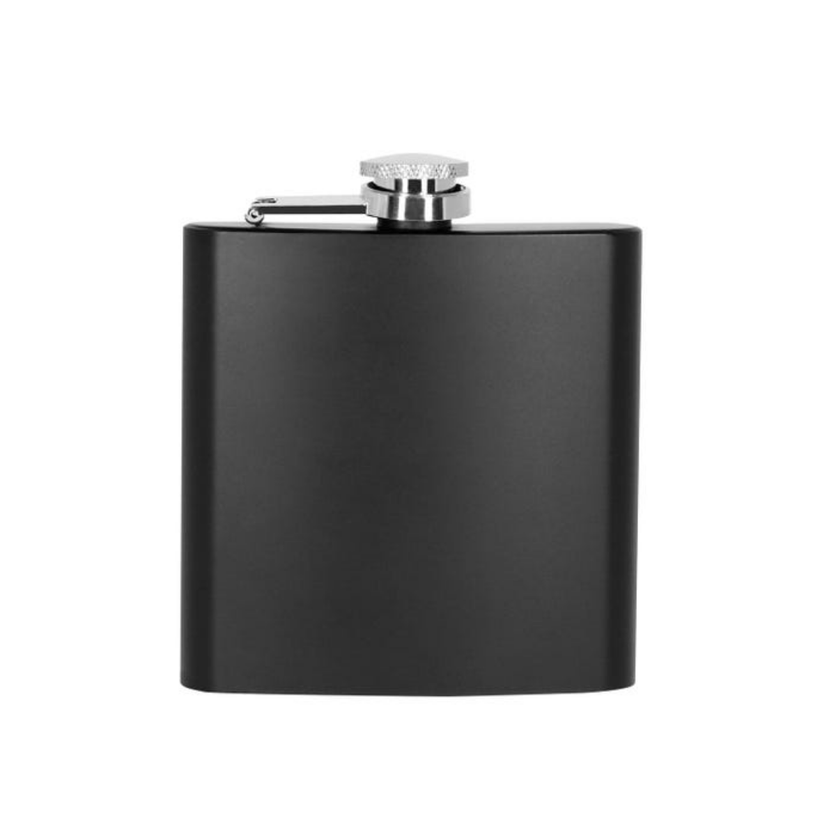 Licorera Bolsillo Promoopcion Color Negro 177ml Tapa Rosca