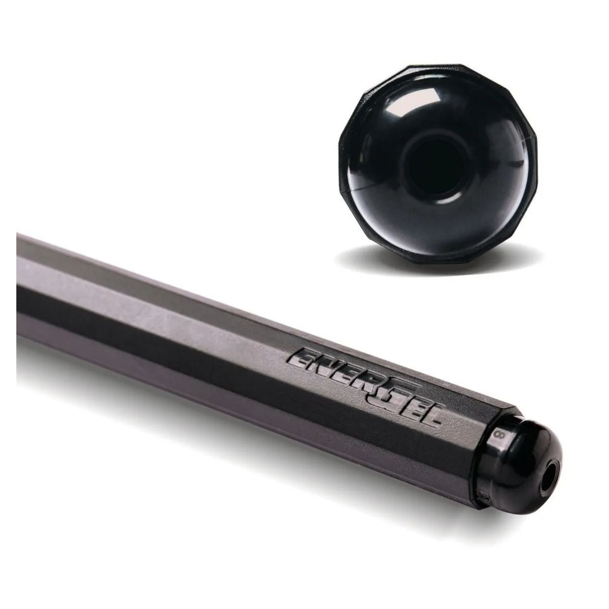 Bolígrafo Gel Pentel Energel Stick Tinta Negra 0.7mm Grip Color de la tinta Negro