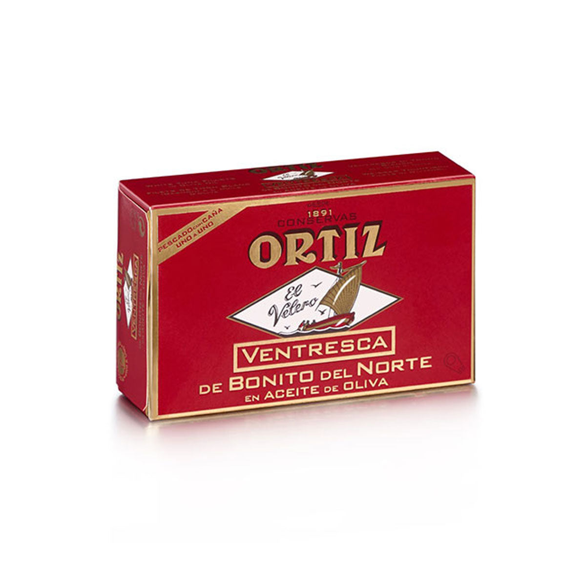 Atún Blanco (Ventresca de Bonito) en Aceite de Oliva 110g - Latería Fina La casa del bacalao