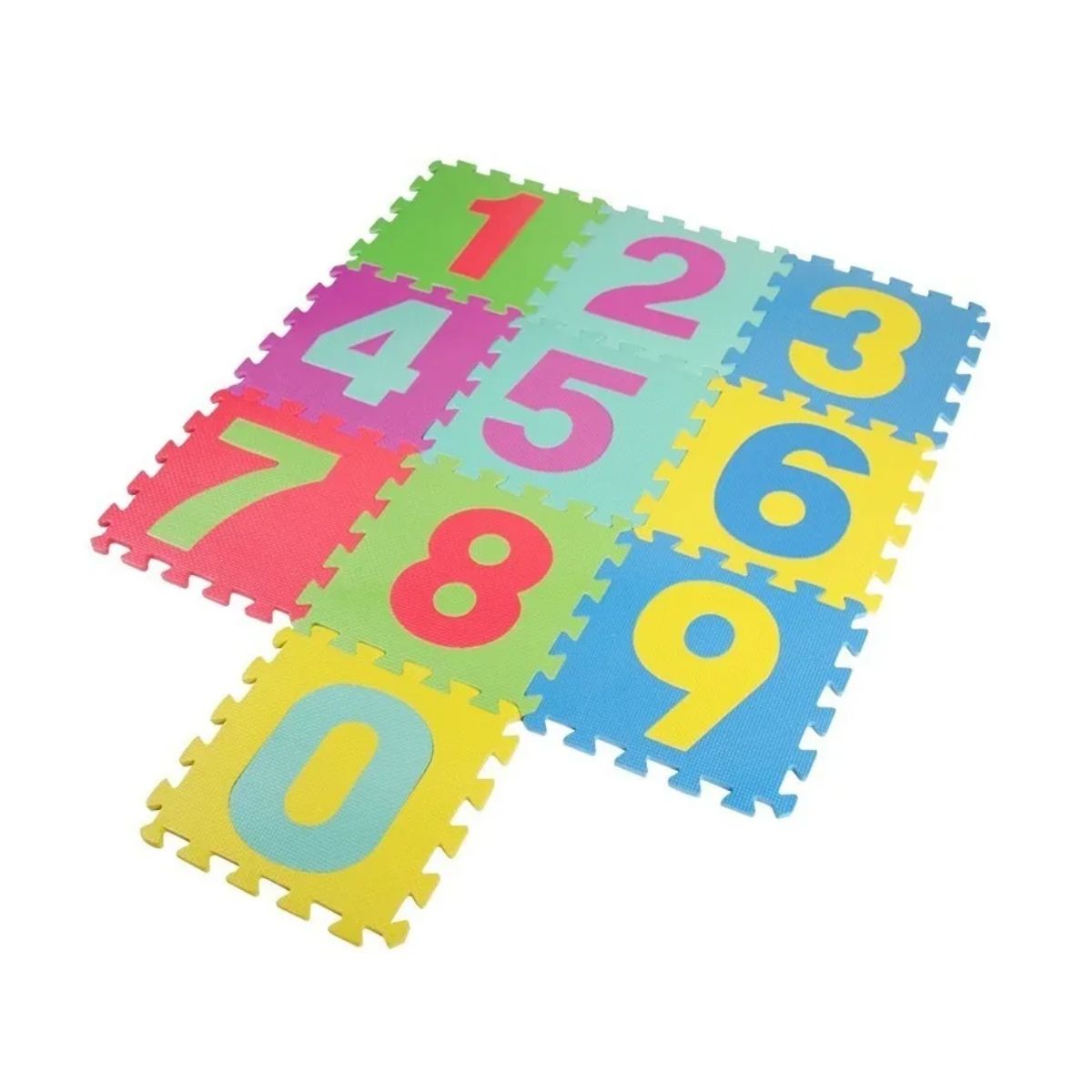 Tapete Eva Numeros Colores Foami Didáctico Diako