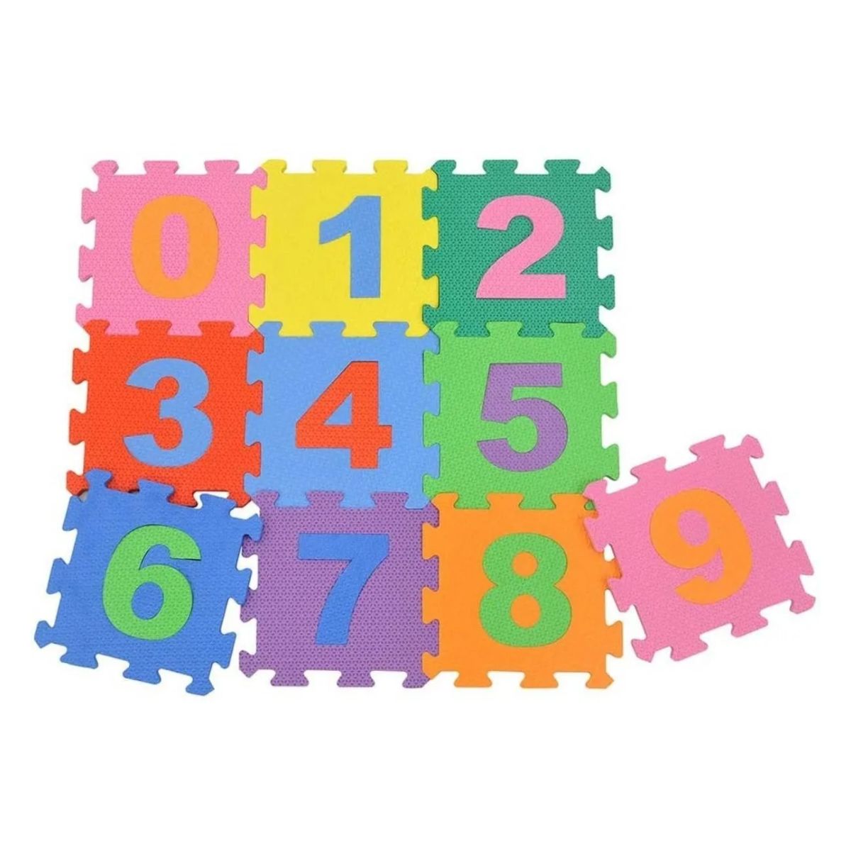 Tapete Eva Numeros Colores Foami Didáctico Diako