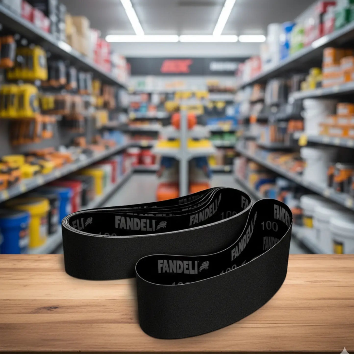 Bandas Lija Fandeli W-98 Grano 100 Paquete 10 Pz Fandeli