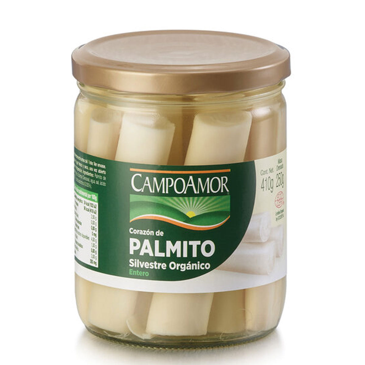 Corazón de Palmito Entero 410g - Enlatados y Conservas La casa del bacalao