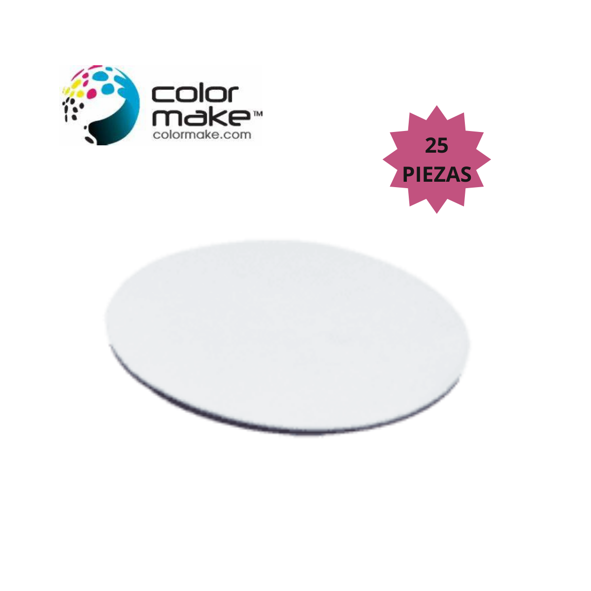 25 Piezas Portavasos Mdf 3 Mm Sublimar Color Make