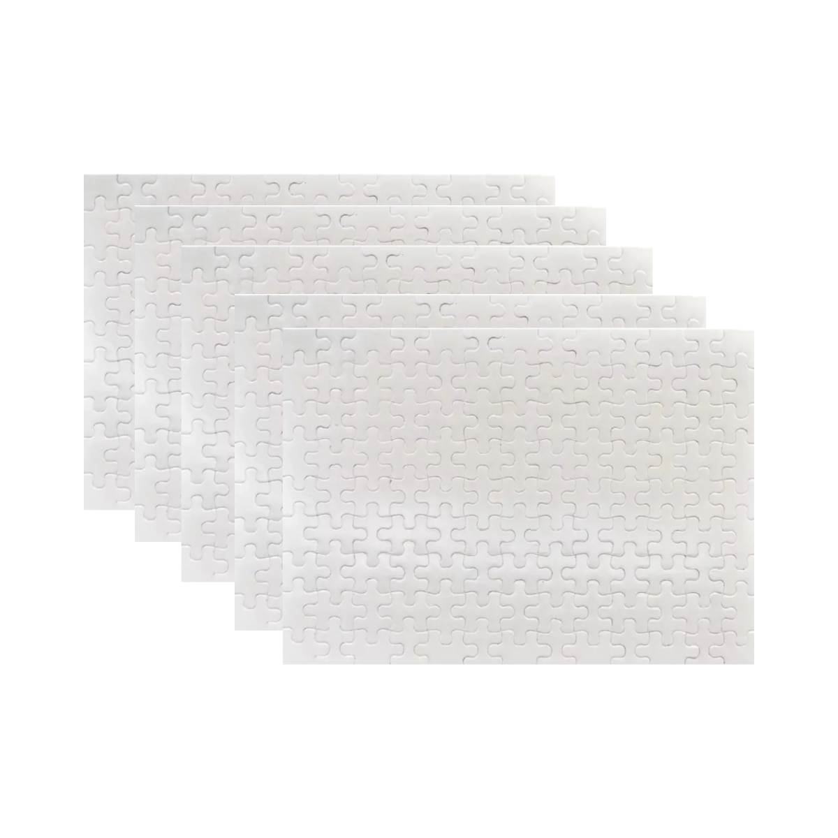 20 Pz Rompecabezas A4 Carton Sublimar Sublimacion Color Make