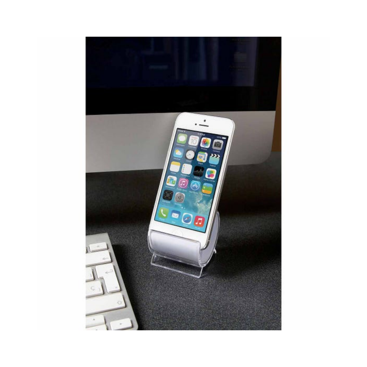 Soporte Base Universal Celular Escritorio Practico Plastico