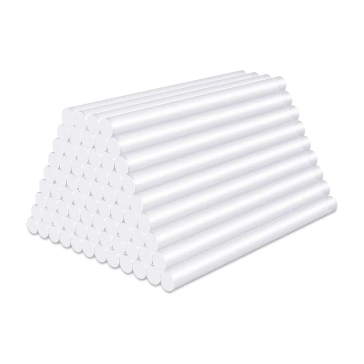 10 Kg Barras Silicon Grueso Confetti 25 Cm Largo Transparente