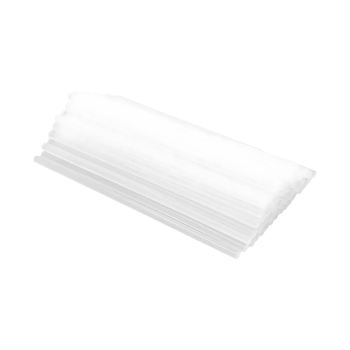 1 Kg Barras Silicon Delgado Confetti 25 Cm Largo Color Transparente