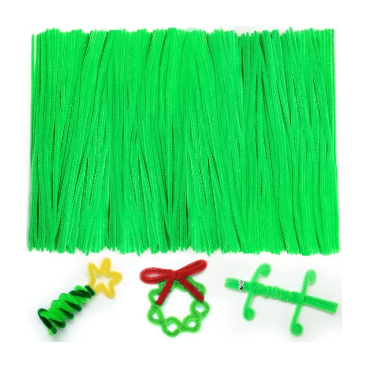 100 Limpiapipas Terciopelo Confetti Colores A Elegir