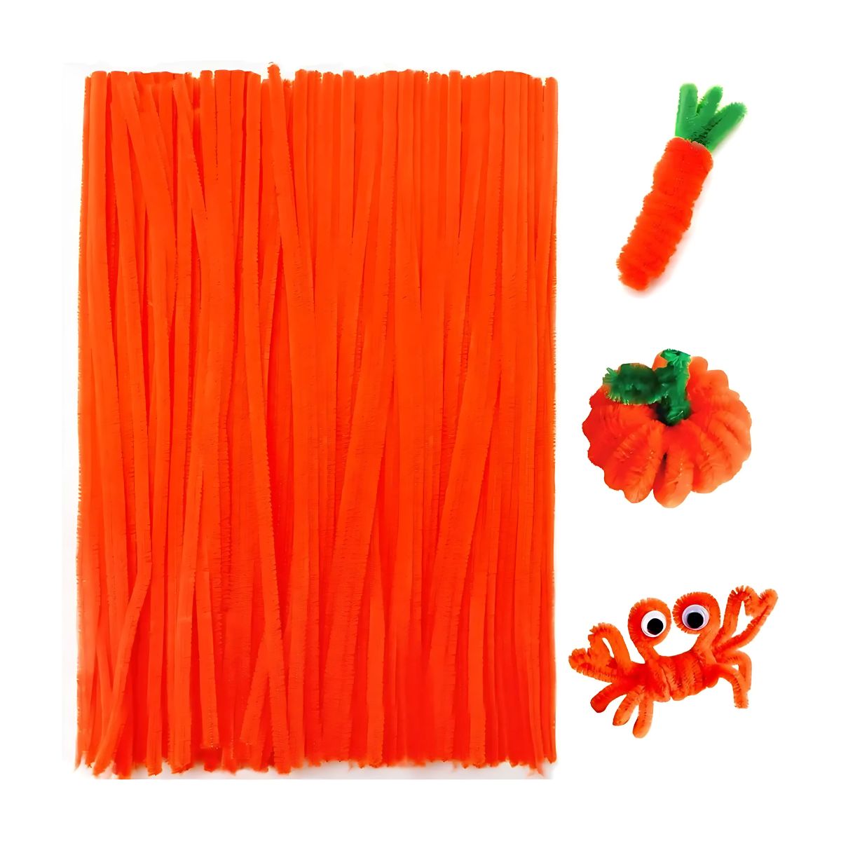 100 Limpiapipas Terciopelo Confetti Colores A Elegir