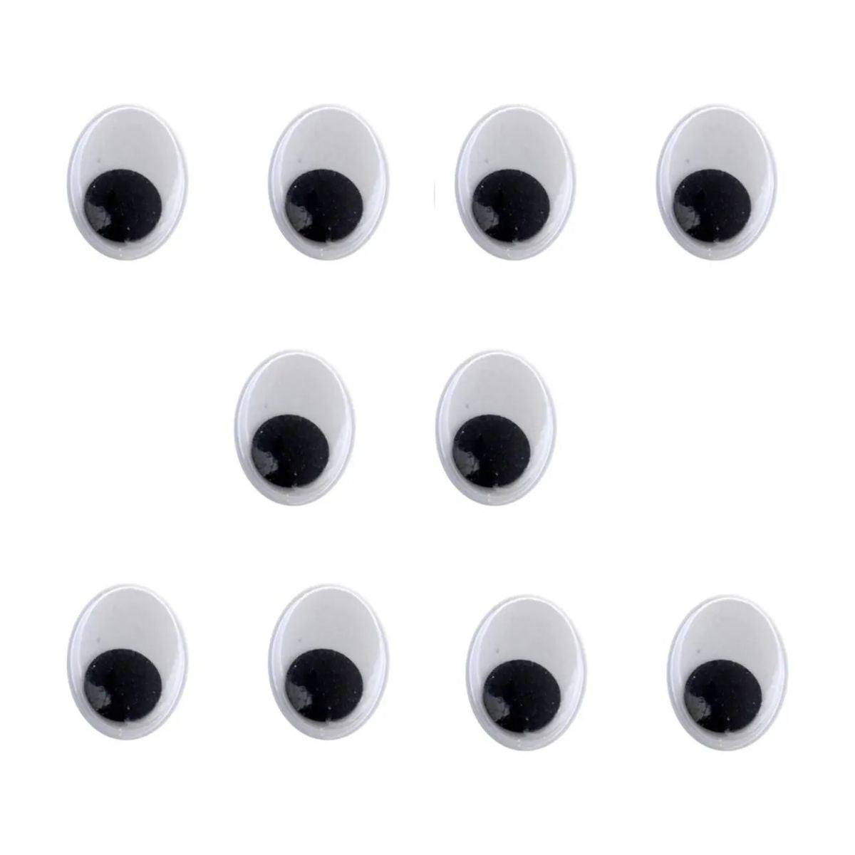 50 Ojitos Movibles 8 Mm Confetti Redondos No.8