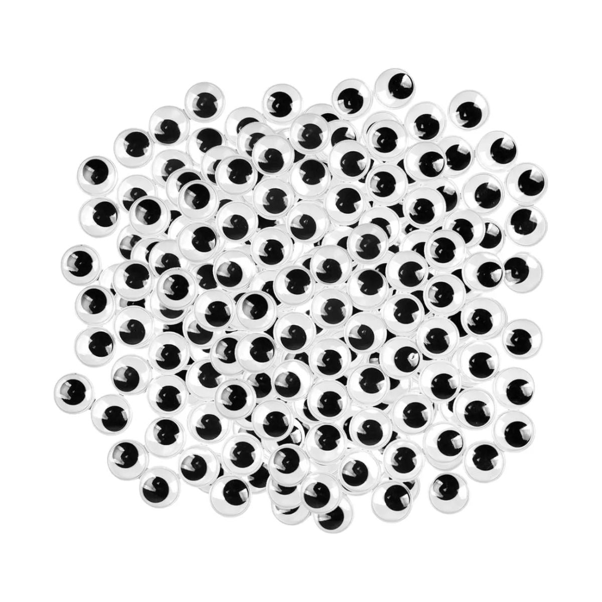 50 Ojitos Movibles 8 Mm Confetti Redondos No.8