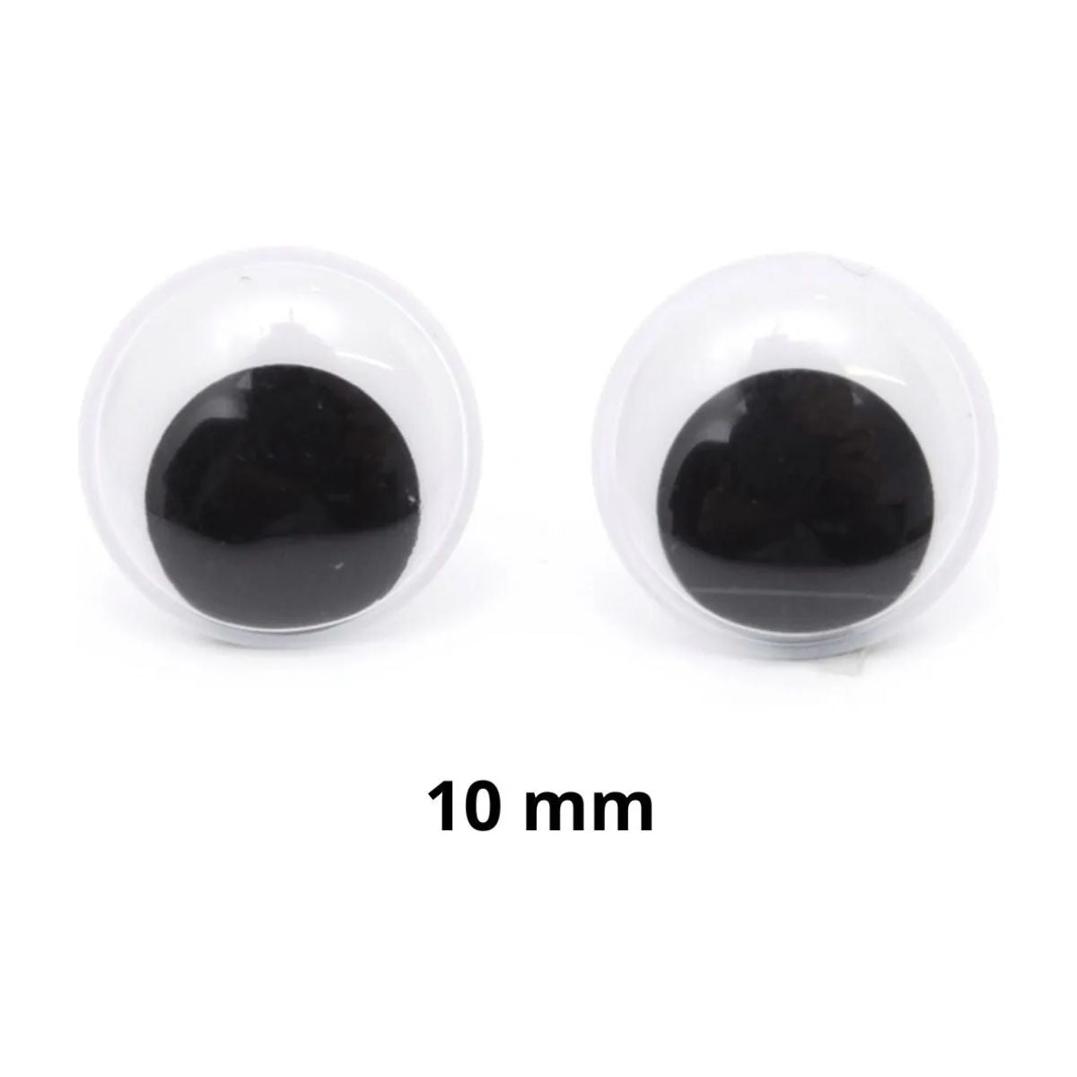 100 Ojitos Movibles 10 Mm Confetti Redondos No.10