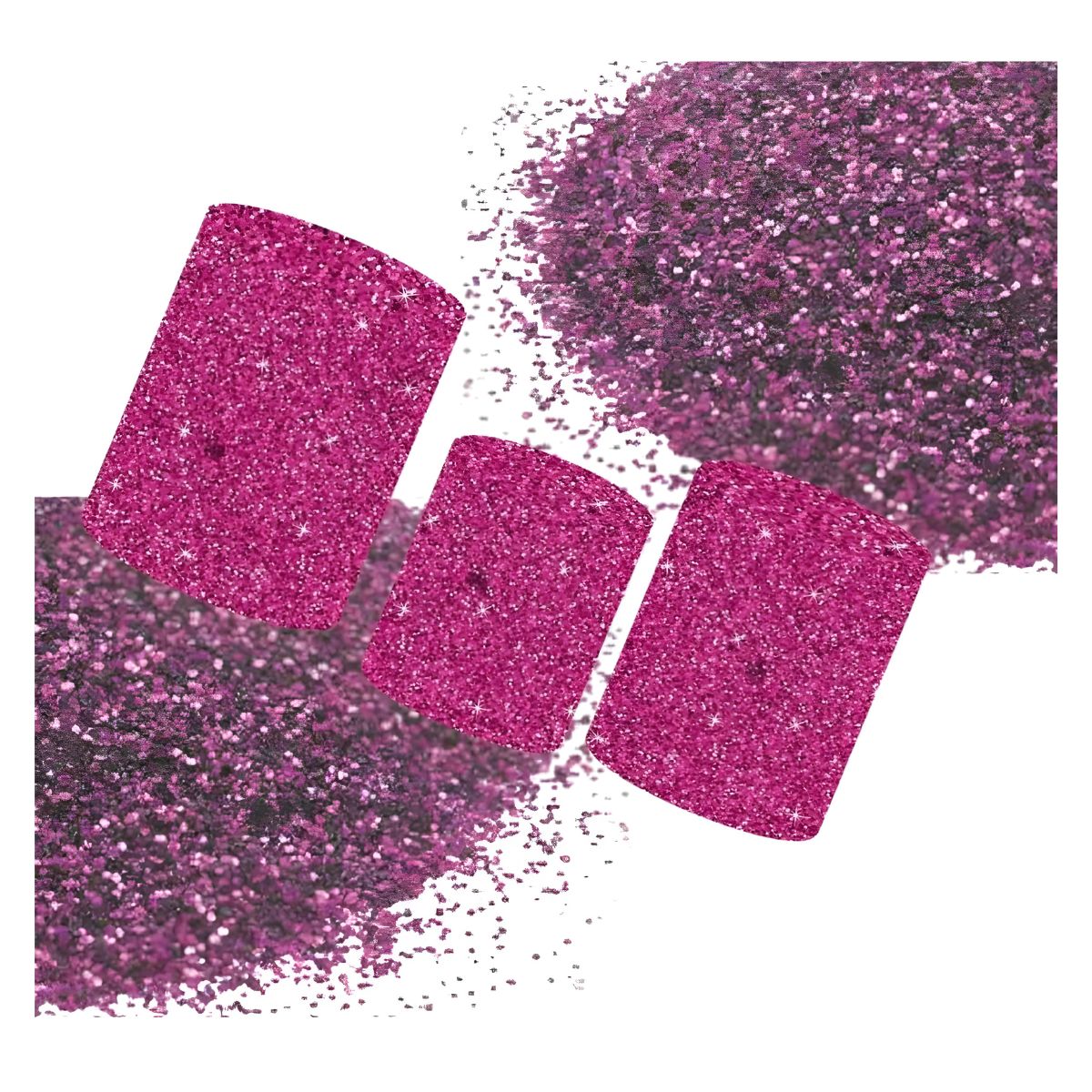 1 Kg Diamantina Fina Confetti Ultrabrillante Color A Color Fucsia