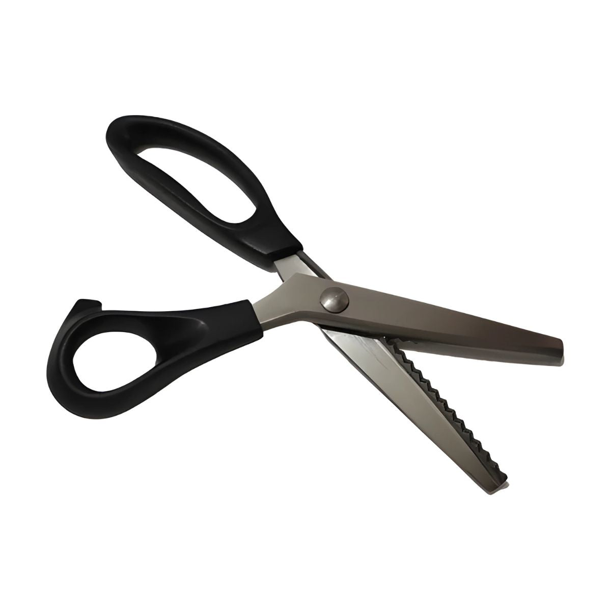 Tijera Costura Zig Zag No.9 Confetti Acero Inoxidable Color Negro