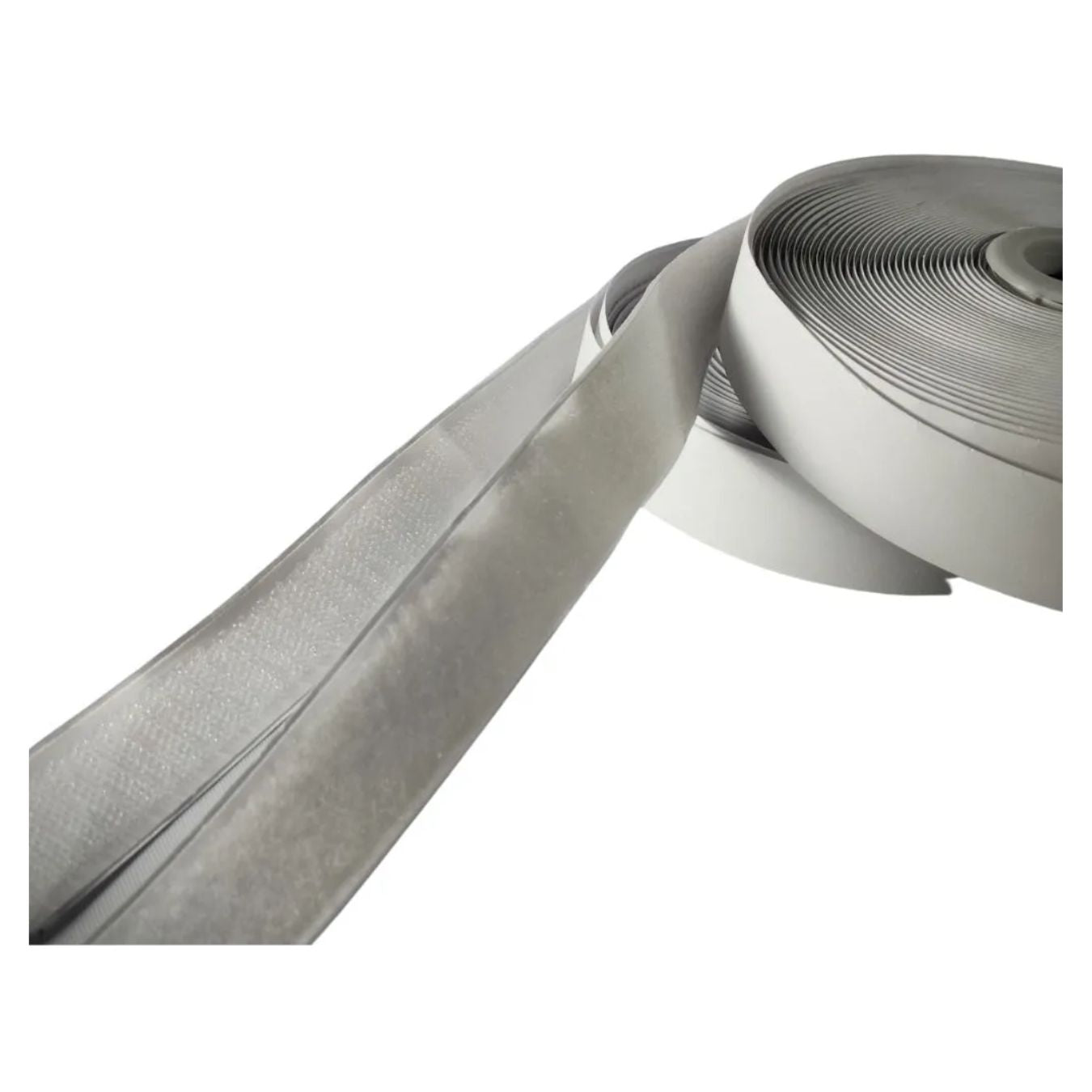 Cinta Contactel Gancho Felpa Confetti 20mm X 25 Metros Color Blanco