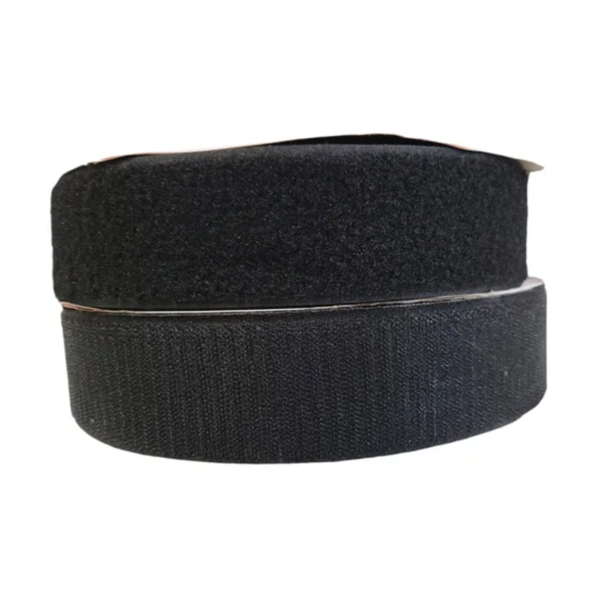 Contactel Velcro Felpa Y Gancho De 2 Pulgadas Negro (25mts)