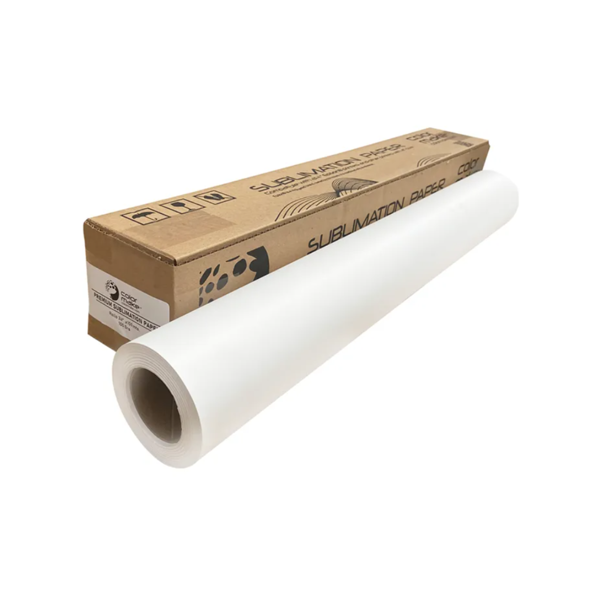 Rollo Papel Sublimacion 44 X 100 M 90 Gr Sticky Color Make Blanco