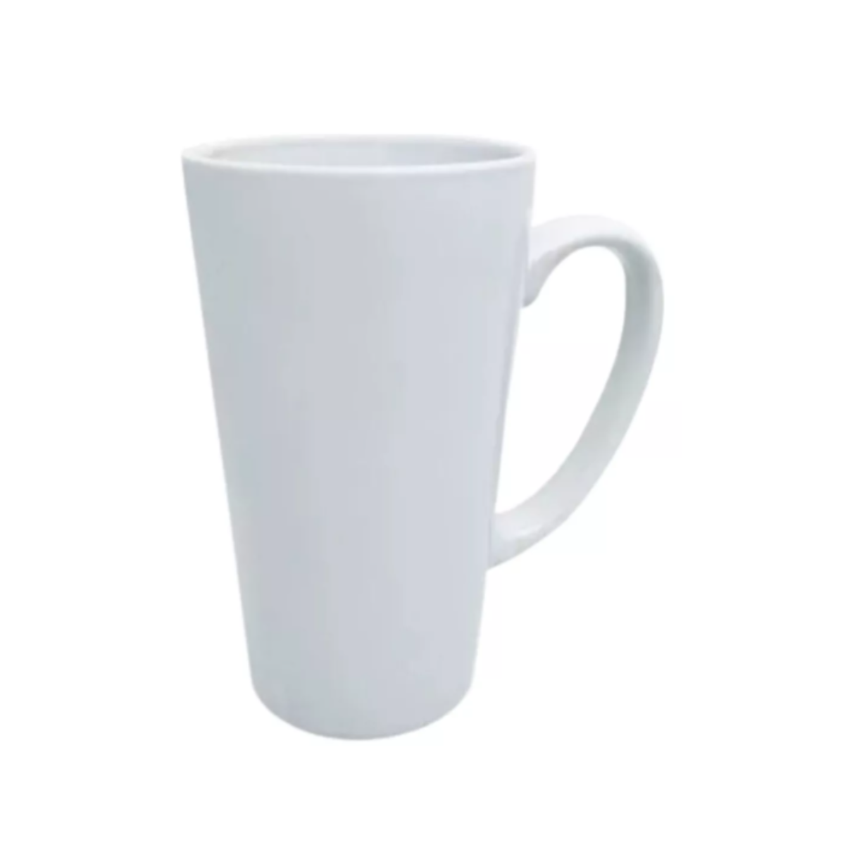 12pz Taza Cónica Blanca Color Make Sublimación 17oz Brillante