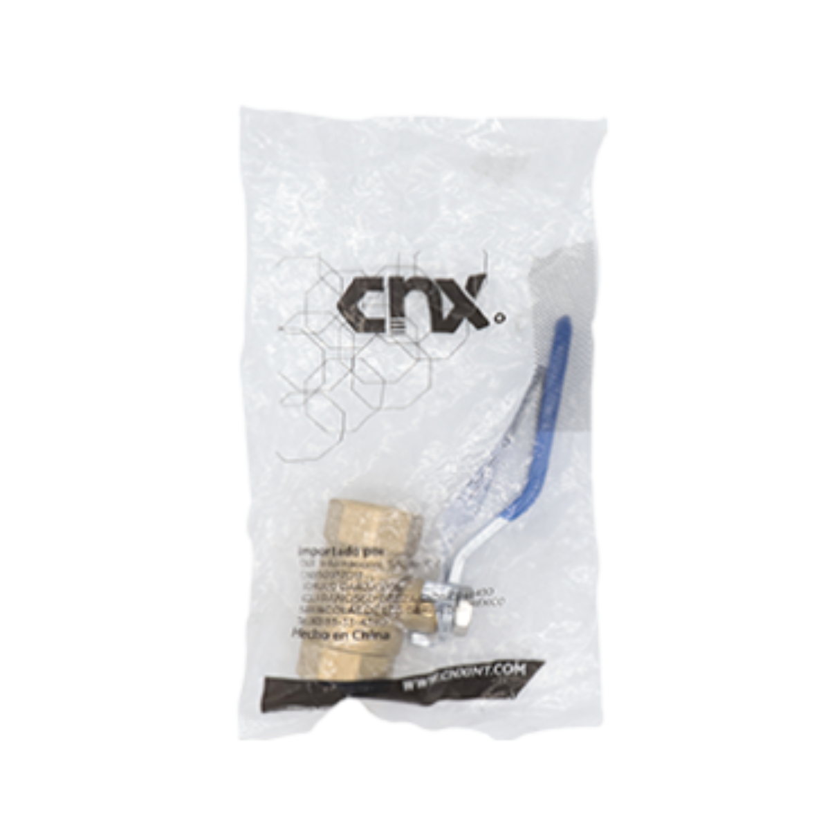 Valvula Esfera Roscable h*h 3/4" 300 psi Palanca CNX Herramientas