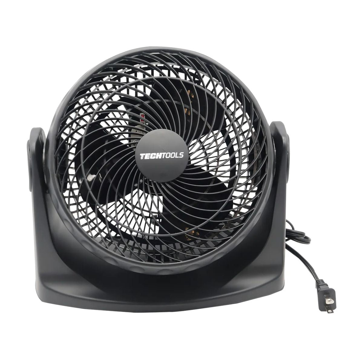 Ventilador Circular Aire Techtools 8 25w Negro Aspa Plastico