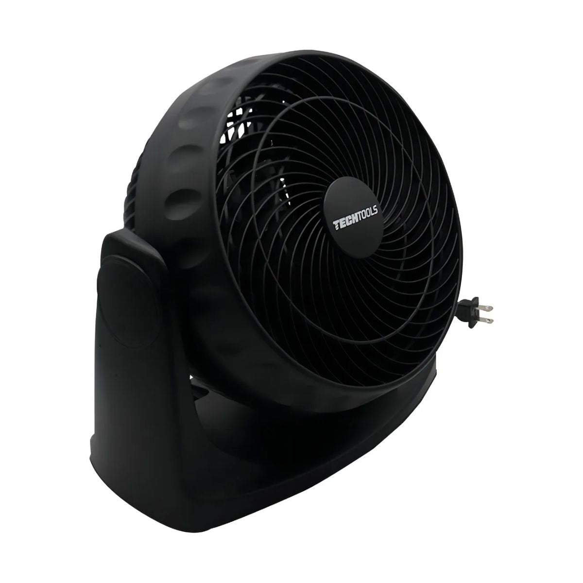 Ventilador Circular Aire Techtools 8 25w Negro Aspa Plastico