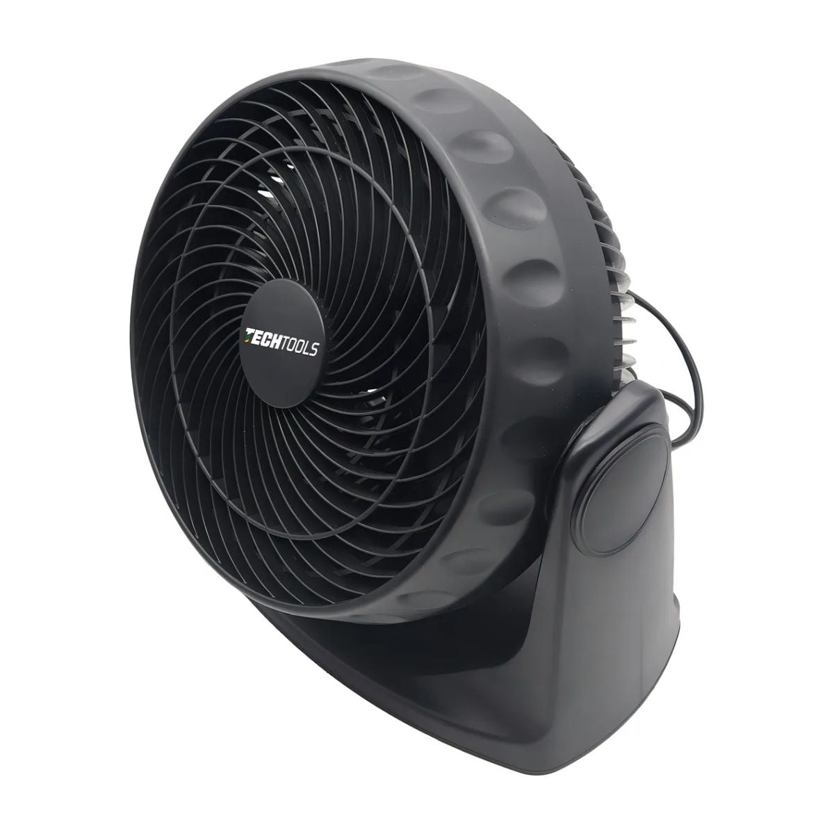Ventilador Circular Aire Techtools 8 25w Negro Aspa Plastico