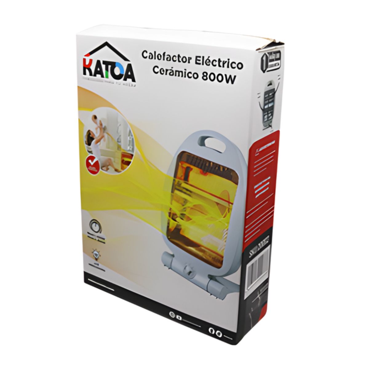 Katoa Calefactor Electrico Ceramico 800W