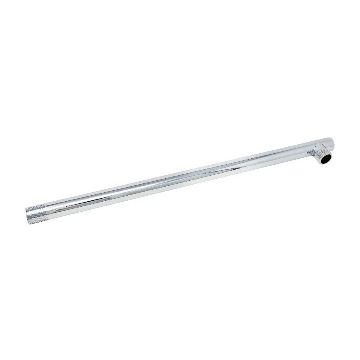 Brazo Redondo Para Regadera Recto Cromado Acero Inoxidable Color Plateado