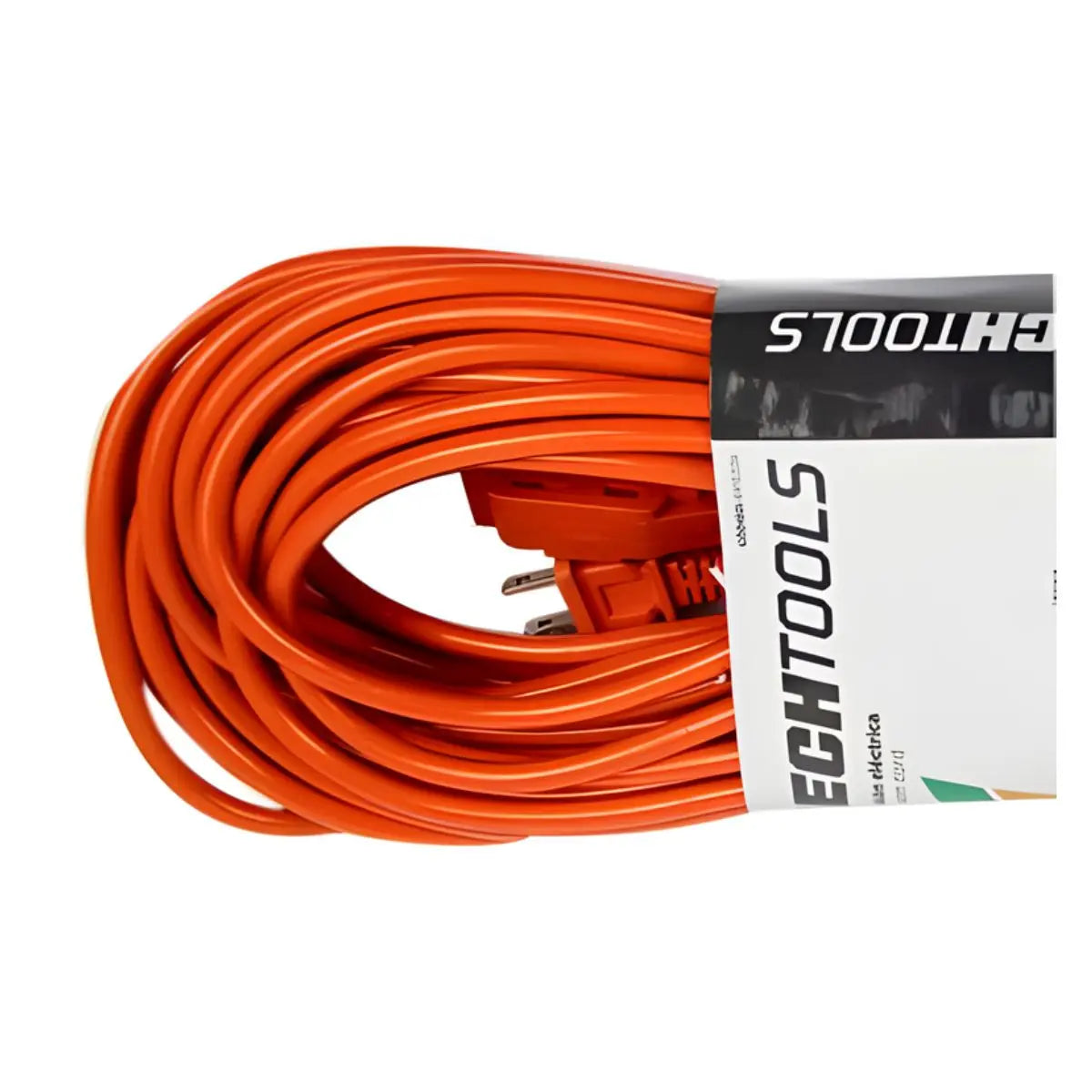 Extension Electrica Techtools 20m Color Naranja Uso Rudo Naranja