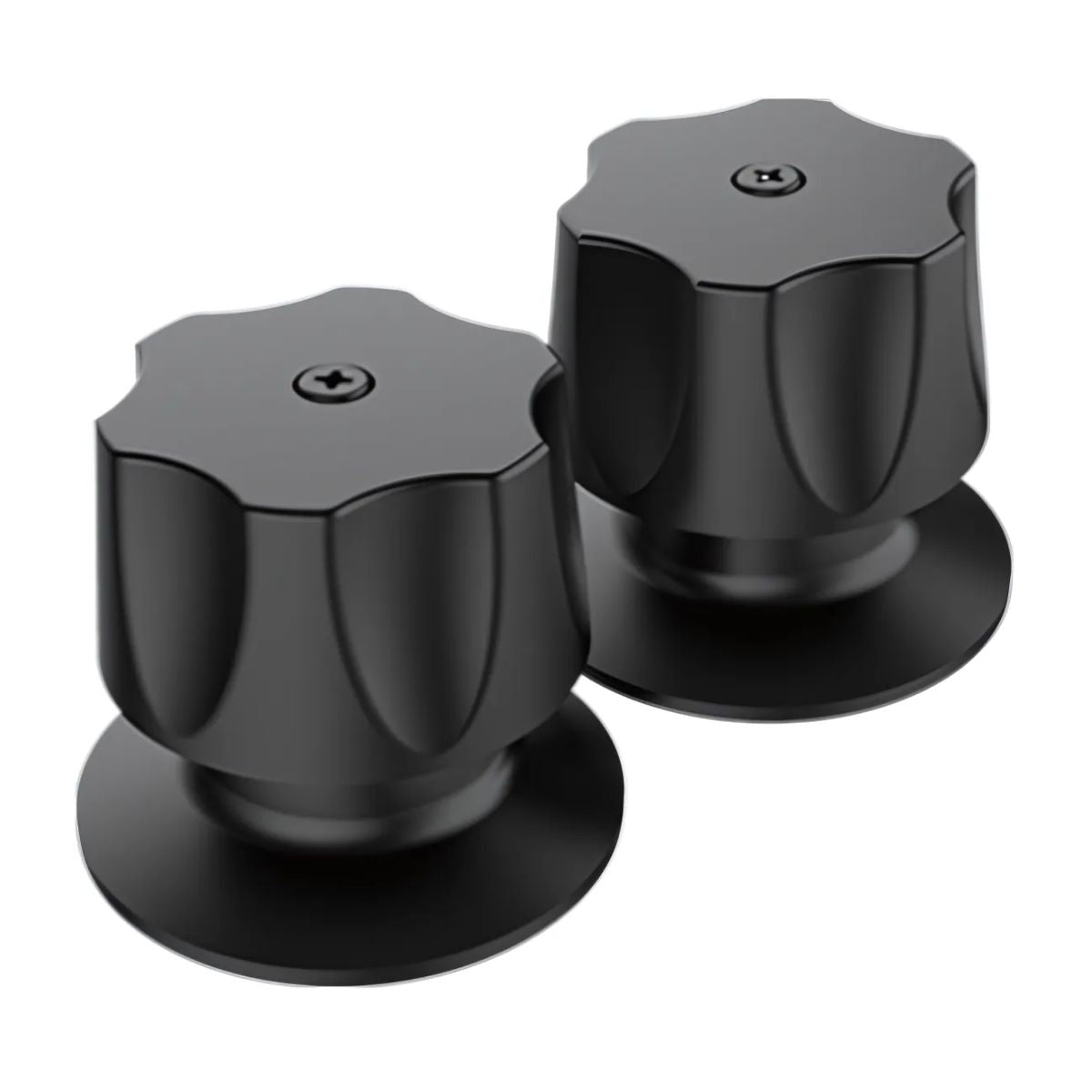 Juego Manerales Meer Regadera Color Negro Mate