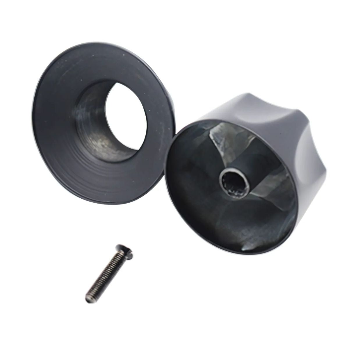 Juego Manerales Meer Regadera Color Negro Mate